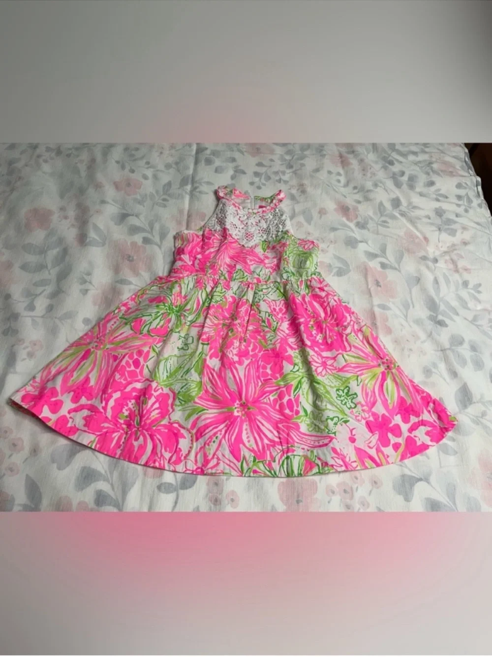 Girls Lilly Pulitzer Floral Dress